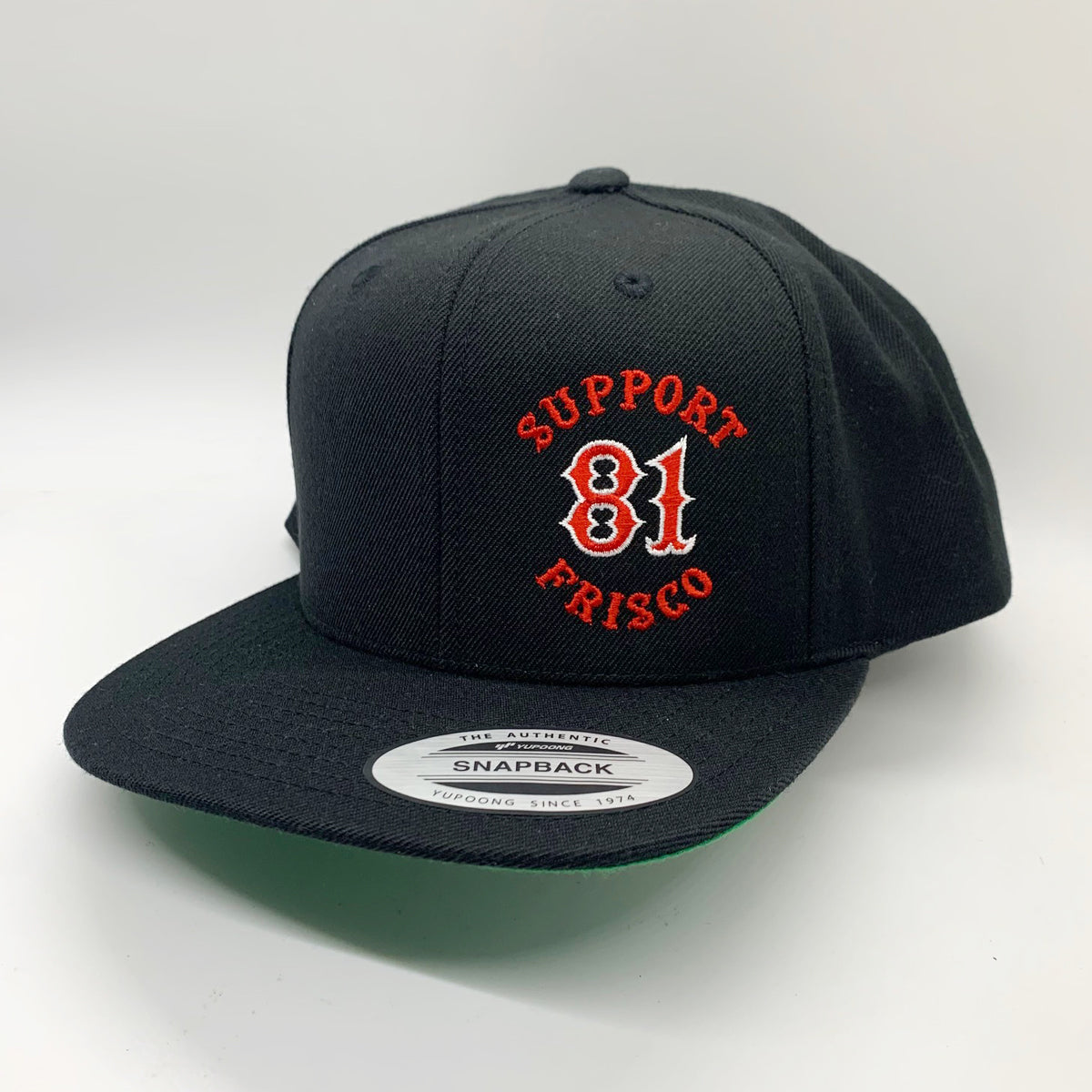 Hat - Black/Red - Snapback - Support 81