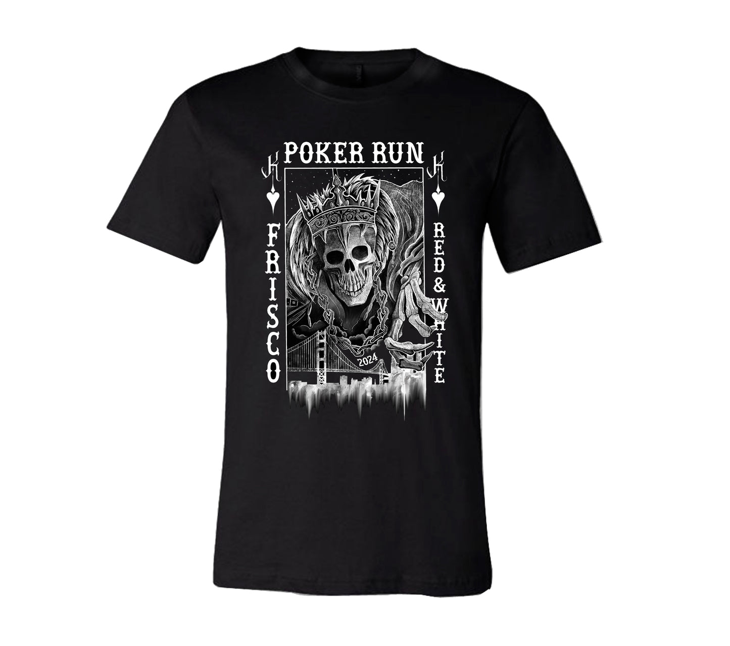 2024 Poker Run T-Shirt - Black