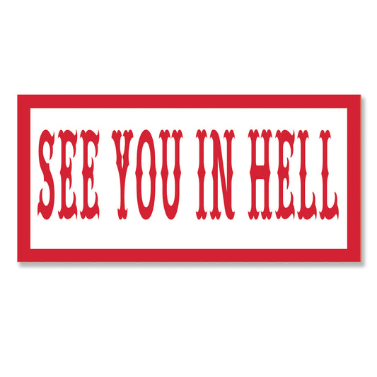 Sticker - SEE YOU IN HELL